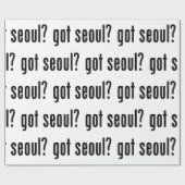 Heb je seoul? cadeaupapier (Vlak)