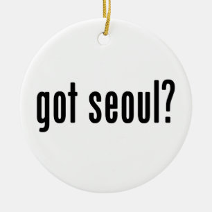 Heb je seoul? keramisch ornament