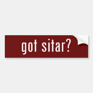 Heb je sitar? bumpersticker