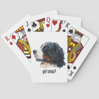 Heb je sneeuw? Bernese Mountain Dog Speelkaarten
