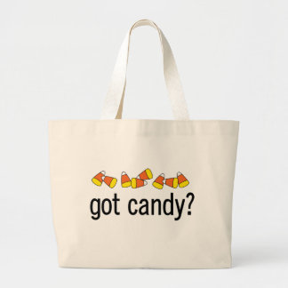 Heb je Snoep? Halloween trappenzak Grote Tote Bag