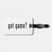 Heb je spel? bagagelabel (Achterkant horizontaal)