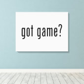 Heb je spel? canvas afdruk (Insitu (Houten vloer))