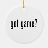 Heb je spel? keramisch ornament (Achterkant)