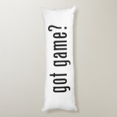 Heb je spel? lichaamskussen (Achterkant (Verticaal))