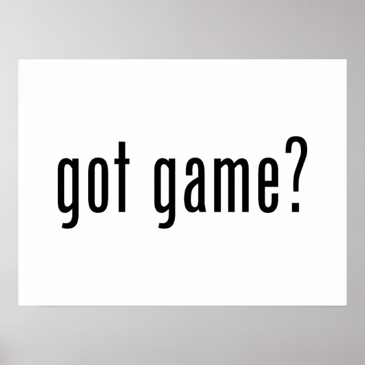 Heb je spel? poster (Voorkant)