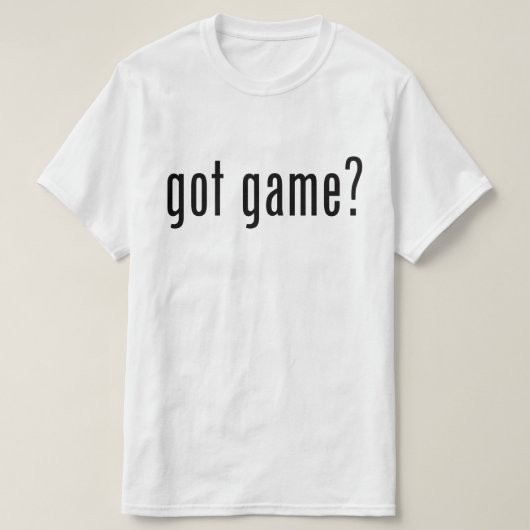 Heb je spel? t-shirt (Design voorkant)