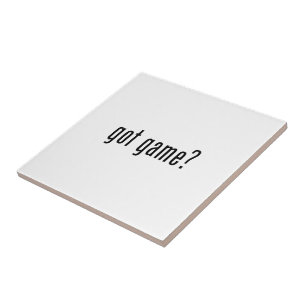 Heb je spel? tegeltje
