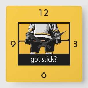 Heb je Stick? Vierkante Klok