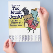 Heb je te veel Junk? Flyer (Hand)