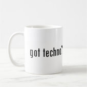 Heb je techno ? koffiemok (Links)