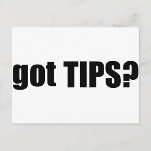 Heb je TIPS? Briefkaart