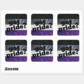 Heb je trots? Asexual pride sticker (Vel)