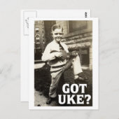 Heb je Uke? Briefkaart (Voorkant / Achterkant)