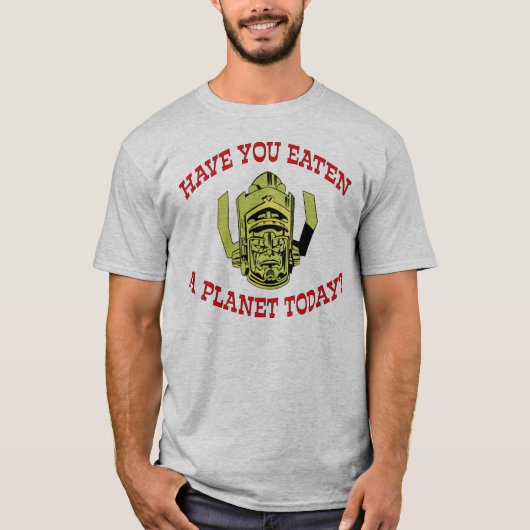 "Heb je vandaag een planeet gegeten?" Shirts (Voorkant)