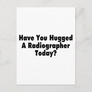 Heb je vandaag een radiograaf opgehangen? briefkaart