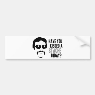 Heb je vandaag een Stache gekust? Bumpersticker
