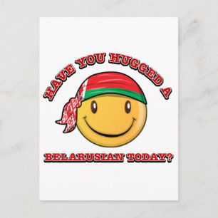 Heb je vandaag een Wit-Russisch geknuffeld? Briefkaart