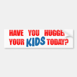 Heb je vandaag je Kinderen opgehangen? Bumpersticker