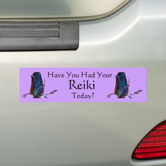 Heb je vandaag je Reiki gehad Bumpersticker (Op auto)
