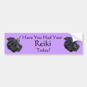 Heb je vandaag je Reiki gehad Roos Bumpersticker (Voorkant)