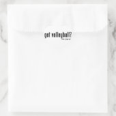 Heb je volleybal? hart sticker (Tas)