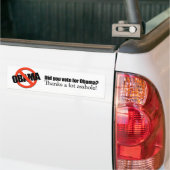 Heb je voor Obama gestemd? Bumpersticker (Op Truck)