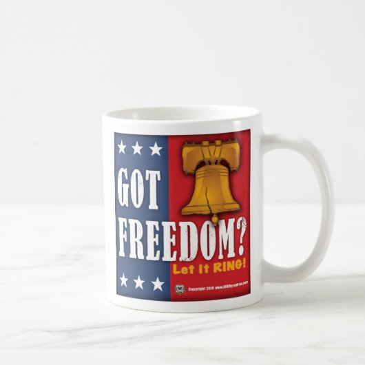 Heb je vrijheid? Mok (Rechts)