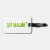 Heb je wasabi? bagagelabel (Achterkant horizontaal)