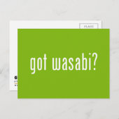 Heb je wasabi? briefkaart (Voorkant / Achterkant)