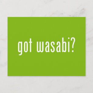 Heb je wasabi? briefkaart