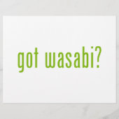 heb je wasabi? flyer (Achterkant)