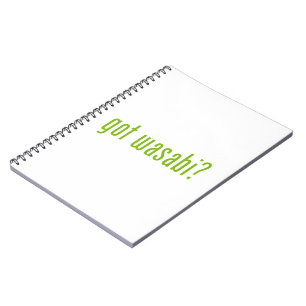 heb je wasabi? notitieboek