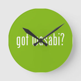 Heb je wasabi? ronde klok