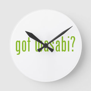 Heb je wasabi? ronde klok