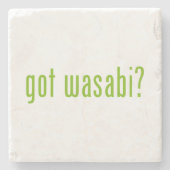 Heb je wasabi? stenen onderzetter (Voorkant)