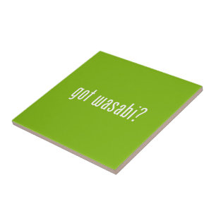Heb je wasabi? tegeltje