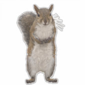 Heb je wat noten? sticker (Voorkant)