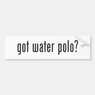 Heb je waterpolo? bumpersticker