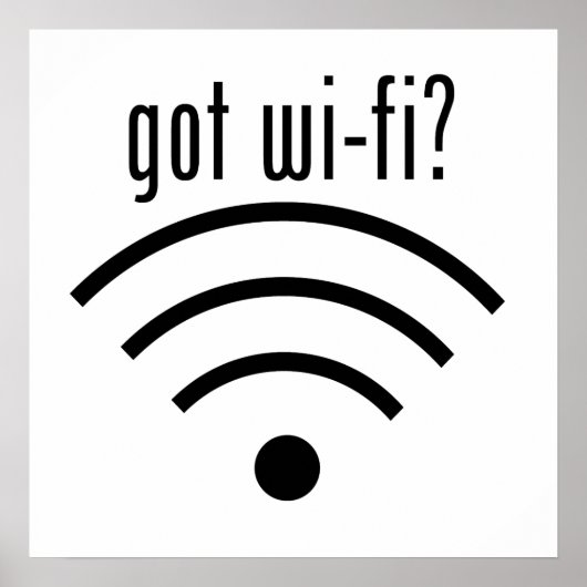 Heb je wi-fi? poster (Voorkant)