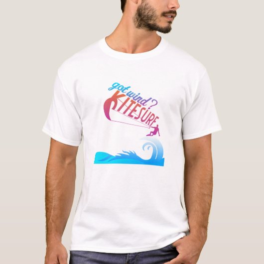 Heb je wind? Kitesurf T-shirt (Voorkant)