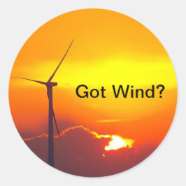 Heb je wind? Sticker