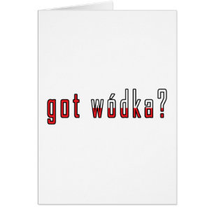 Heb je wodka? Markering