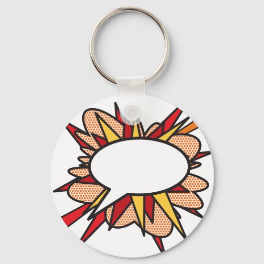 HEB JE ZEGGEN! Speech Bubble Sleutelhanger (Voorkant)