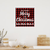 Heb je zelf een prettige kerstcadeautje poster (Keuken)
