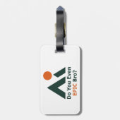 Heb je zelfs epische broer? bagagelabel (Achterkant verticaal)