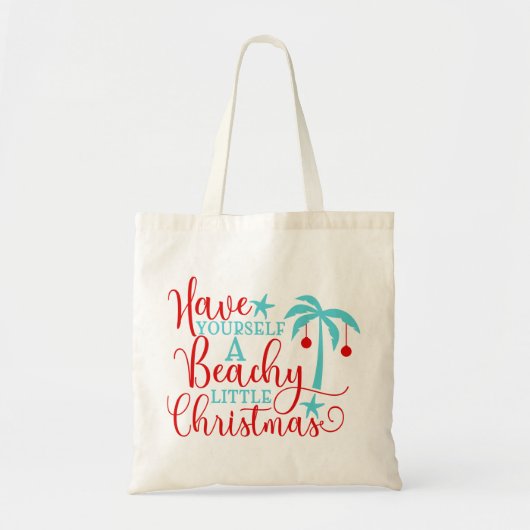 Heb jezelf een beachy kerst tote bag (Voorkant)
