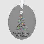 Heb jezelf een eng kerstfeest! ornament (voorkant)
