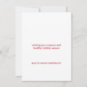 Heb jezelf een goed aangepaste kerstbeker feestdagenkaart (Achterkant)