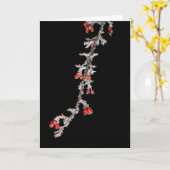 Heb jezelf een kerstmis met Berry Kaart (Gele Bloem)